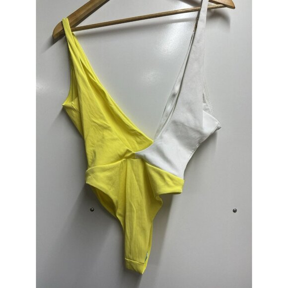 Zara NEW One Piece Colorblock Swimwear Size Small - Picture 6 of 9